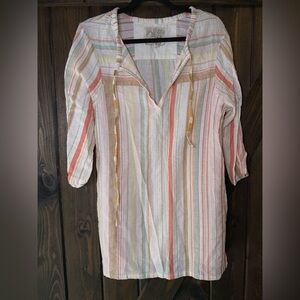 Ace & Jig Cove Tunic Top Stripe Beach Cover Up